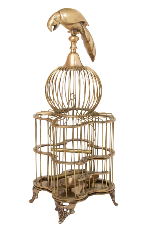Oceano Perroquet Brass Cage