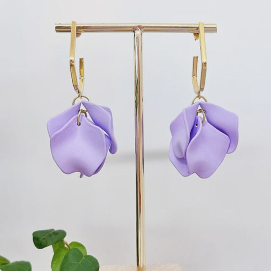 April Earrings - Lilac